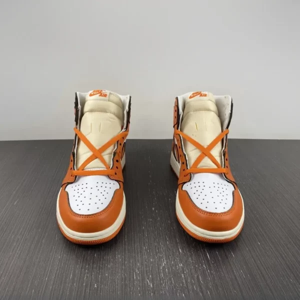Air Jordan 1 ‘Starfish’ Women’s Orange Sneakers (DO9369-101)