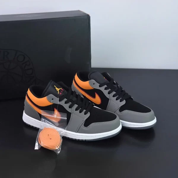 Air Jordan 1 Low ‘Light Graphite Vivid Orange’ FN7308-008